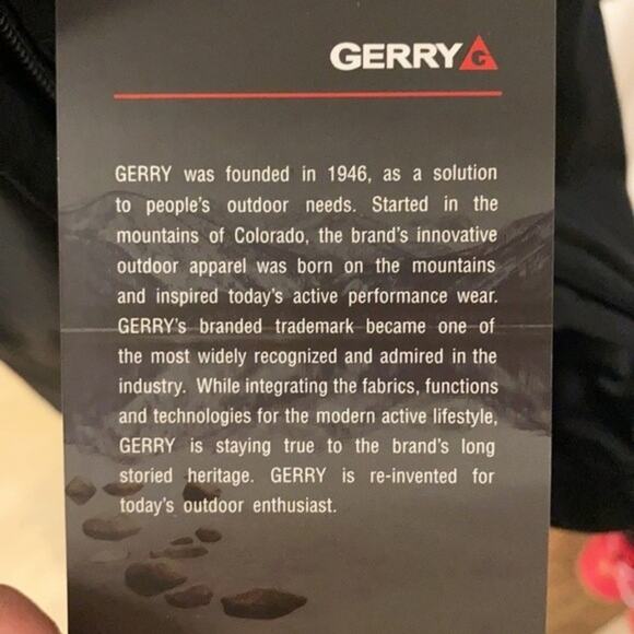 New Gerry Outdoor Needs Black Jacket - Picture 8 of 11